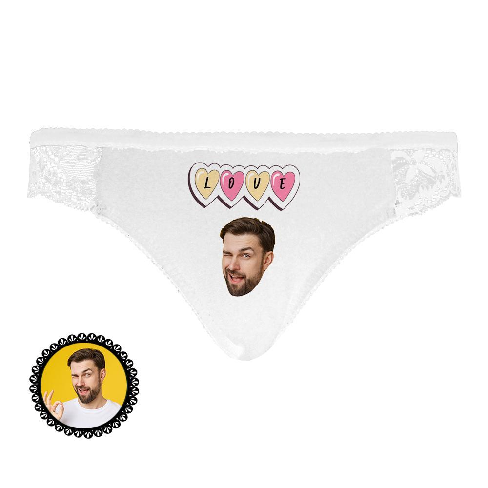 Custom Photo Underwear Face Photo Custom Woman Underwear for Girlfriend Anniversary