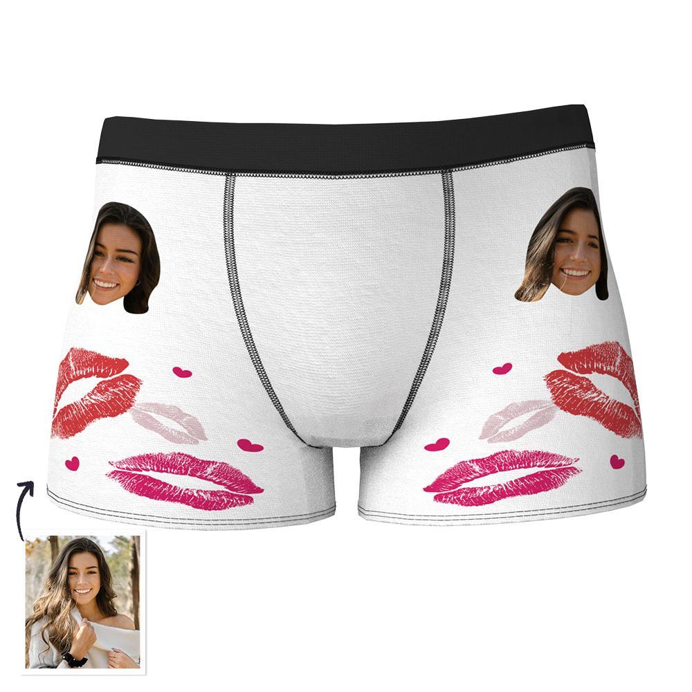 Custom Photo Underwear Face Photo Custom Man Underwear for Boyfriend Anniversary