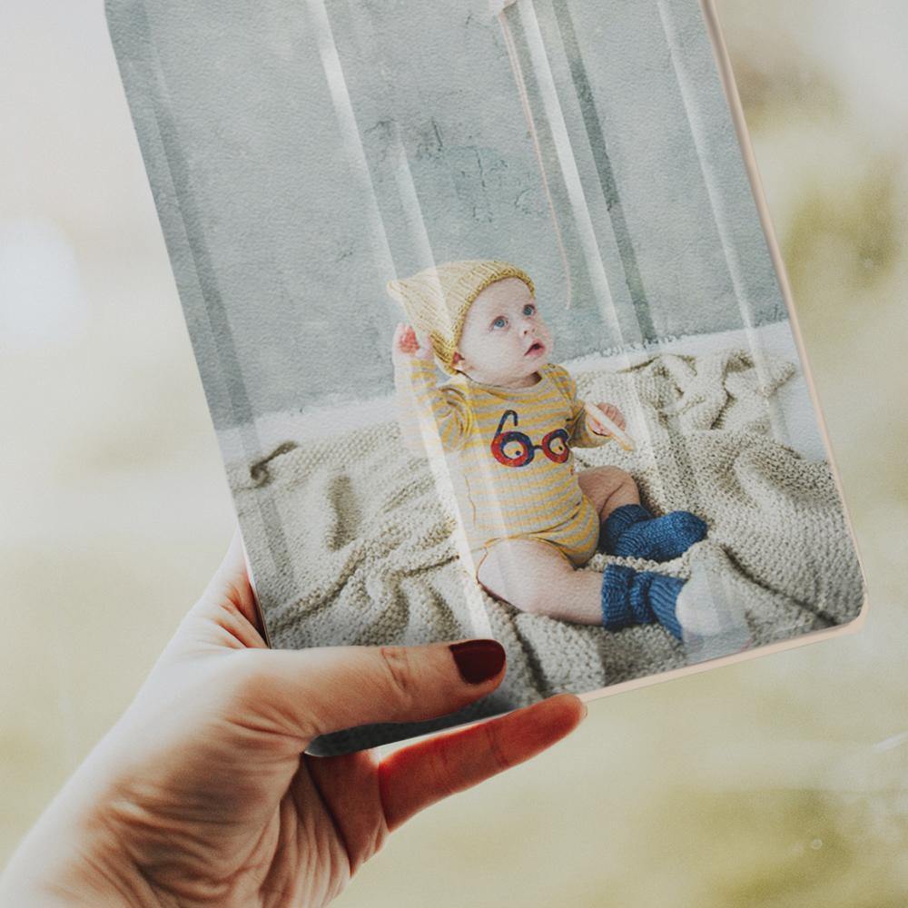 Custom Photo Protective  iPad Case Gold - iPad 2/3/4/5 - soufeelus