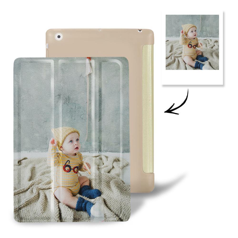 Custom Photo Protective iPad Case Gold - iPad 2/3/4/5 - soufeelus
