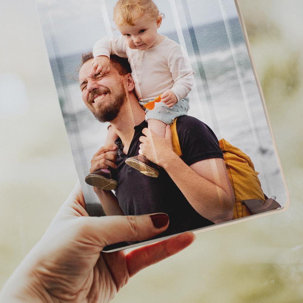 Custom Photo Protective iPad Case Gold - iPad Air/Air 2/2017/2018 - soufeelus