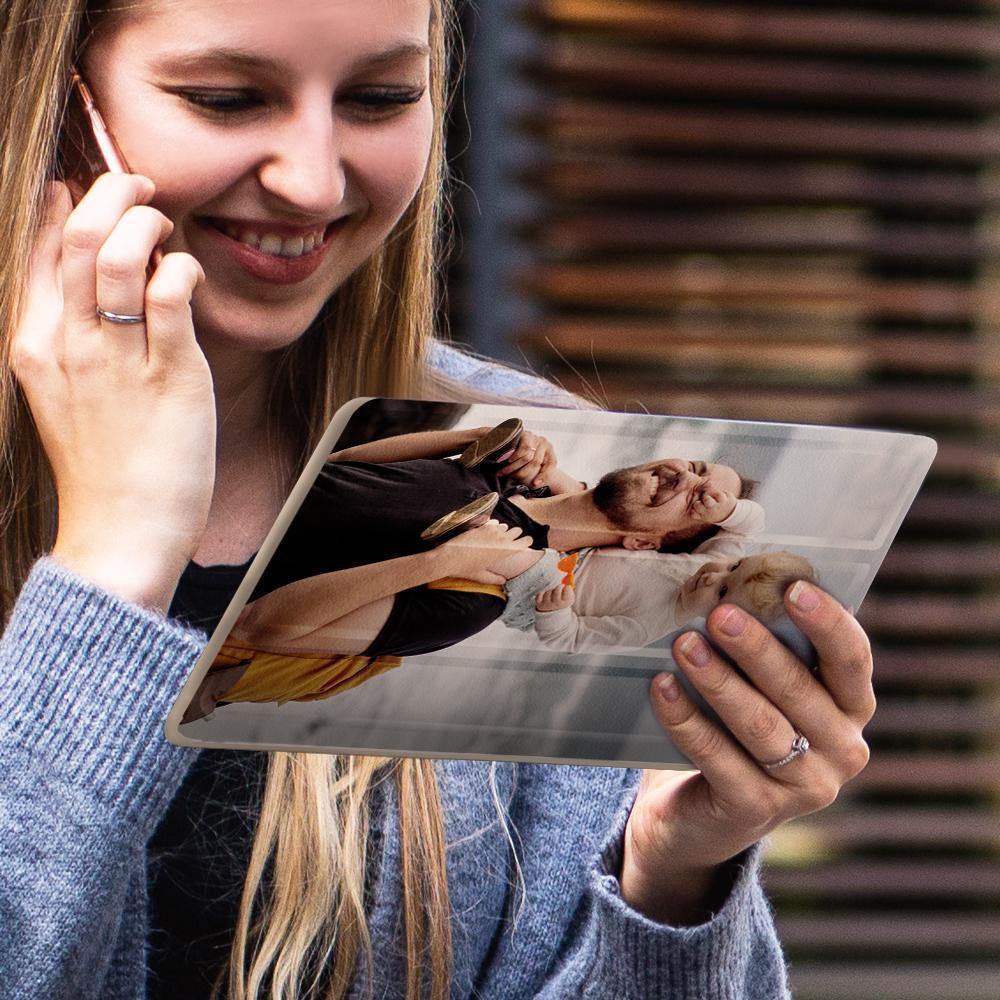 Custom Photo Protective iPad Case Gold - iPad Air/Air 2/2017/2018 - soufeelus