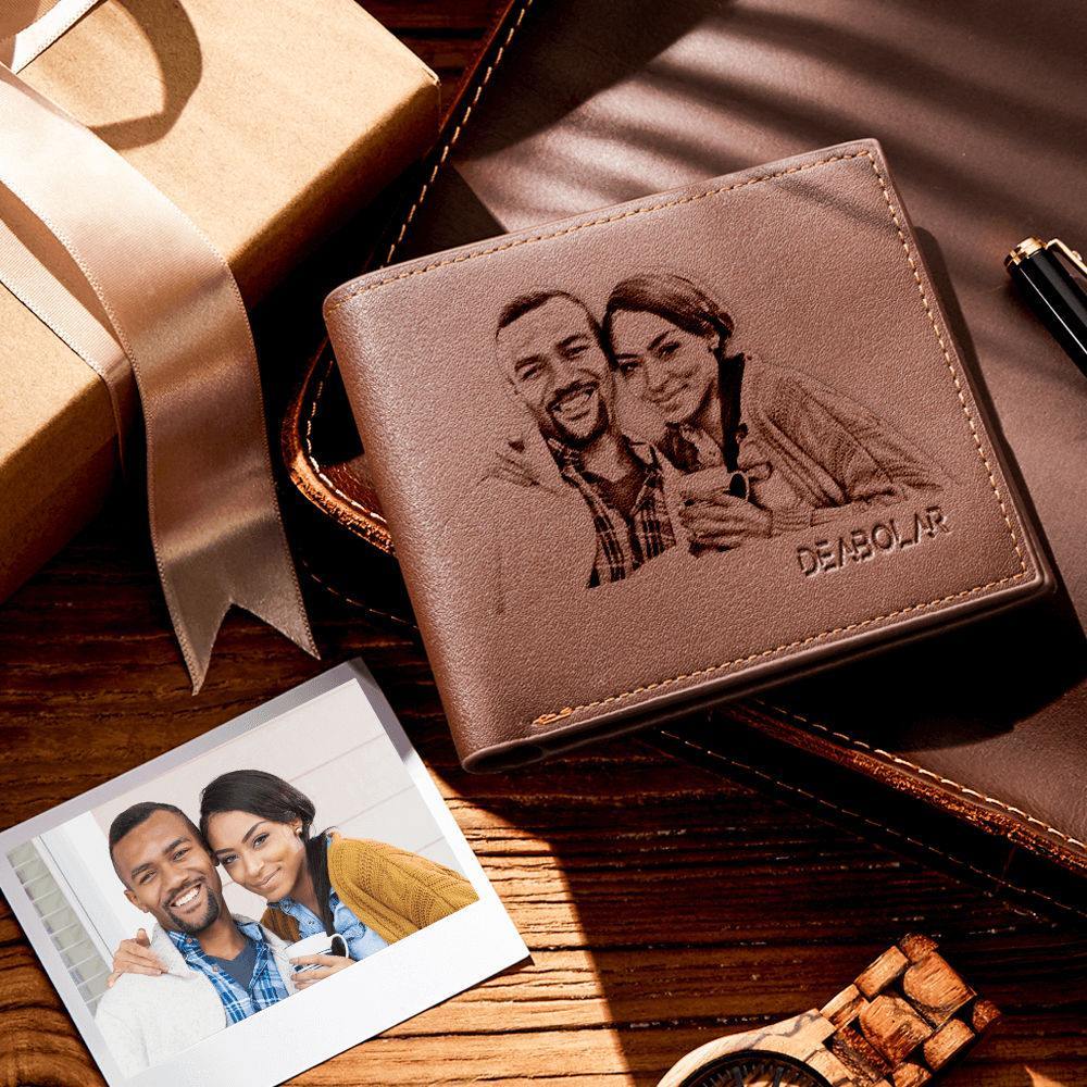 Custom Photo Engraved Wallet - soufeelus