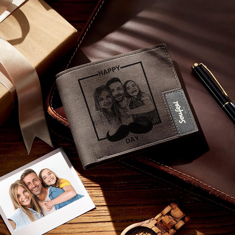 Custom Photo Wallet Fitable Gift for Father's Day - soufeelus