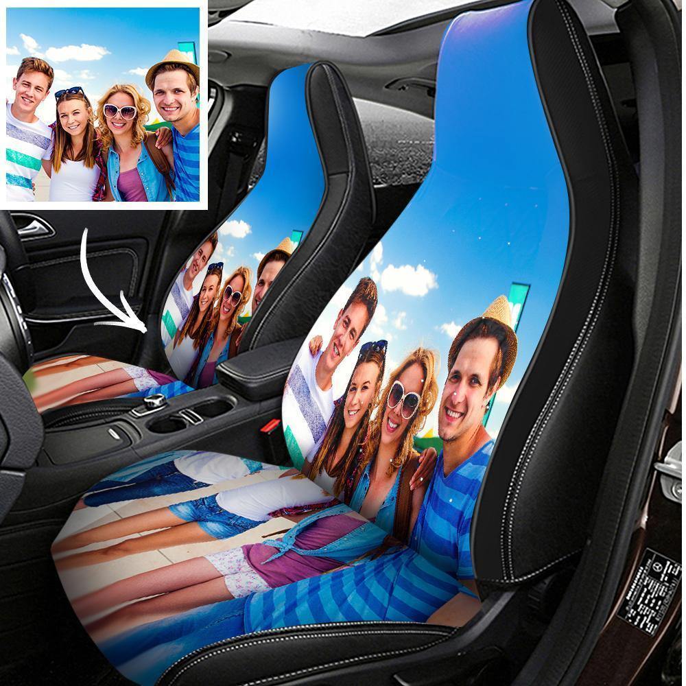 Personalised Car Seat Cover Custom Car Seat Print Memorial Gifts