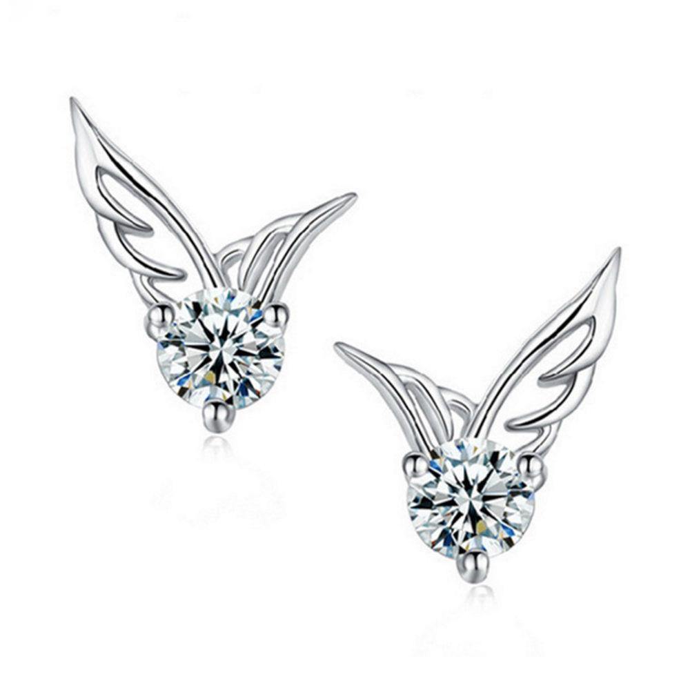 Angel Wings Ear Studs - soufeelus