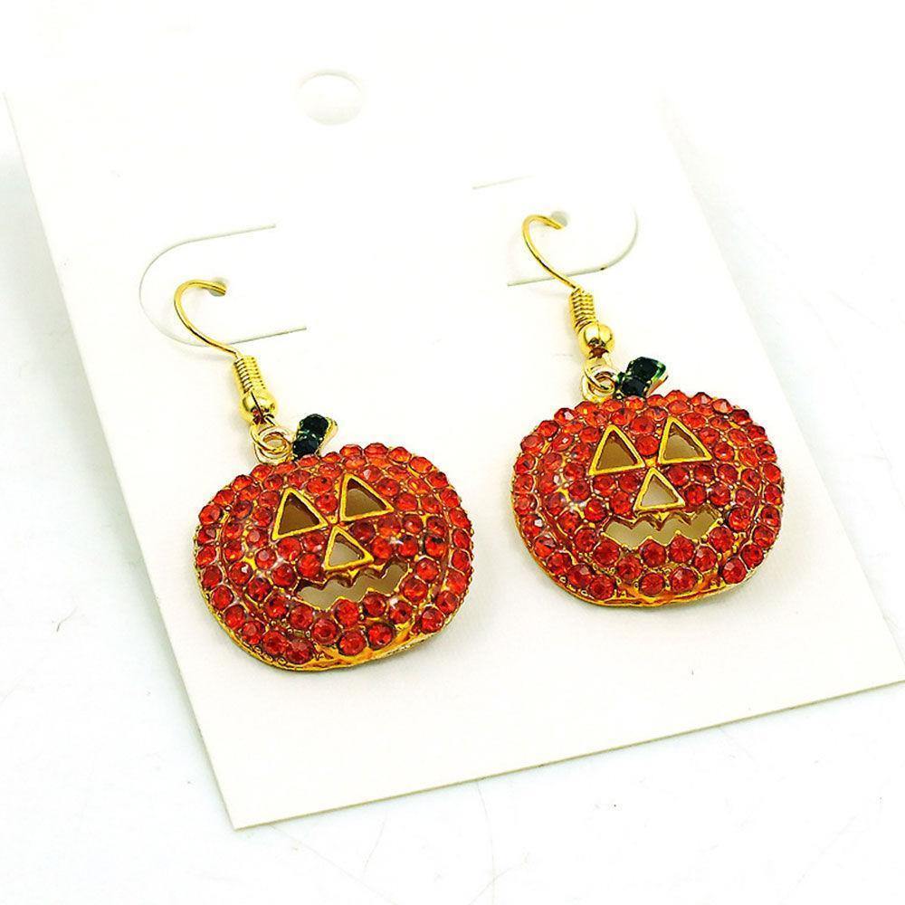 Pumpkin Drop Earrings Jewelry - soufeelus