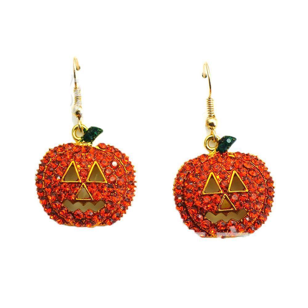 Pumpkin Drop Earrings Jewelry - soufeelus