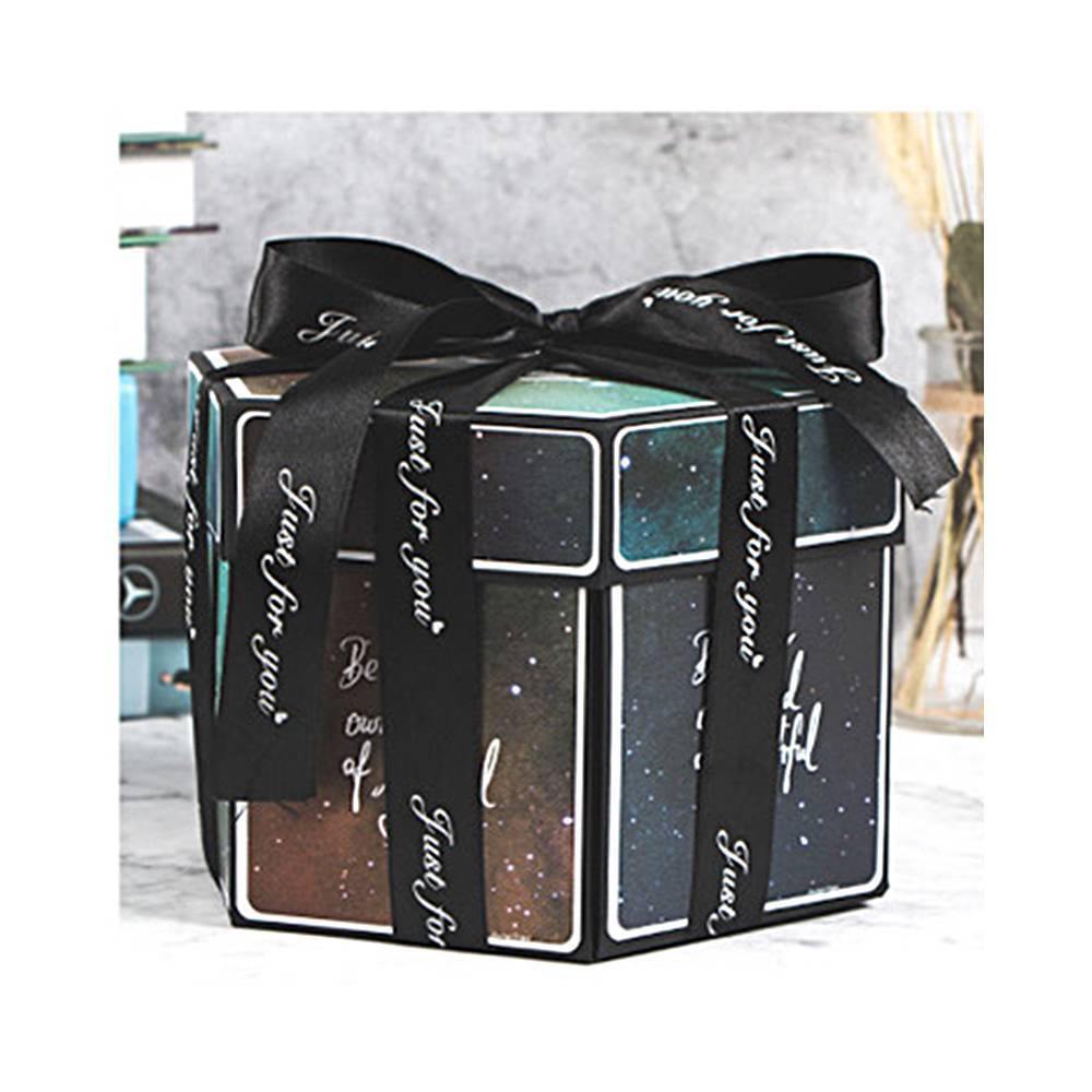 DIY Photo Box Hexagon Multi-layer Explosion Box - Galaxy - soufeelus