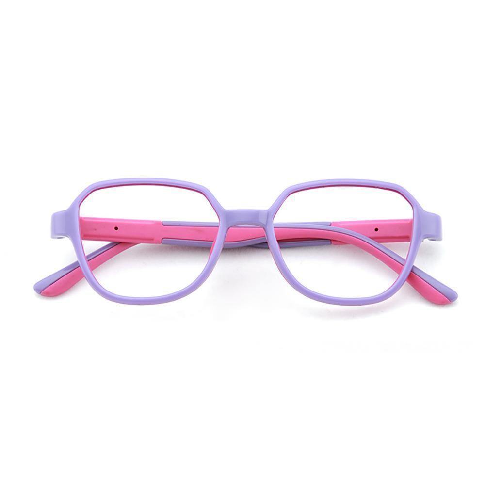 Kids Blue Light Blocking Glasses Super Flex Ultra Durable Blue Light Blockers Rose Red - soufeelus