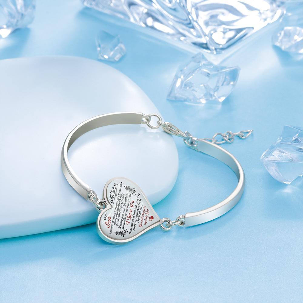 Heart Bracelet Perfect Christening Gift for Son - soufeelus