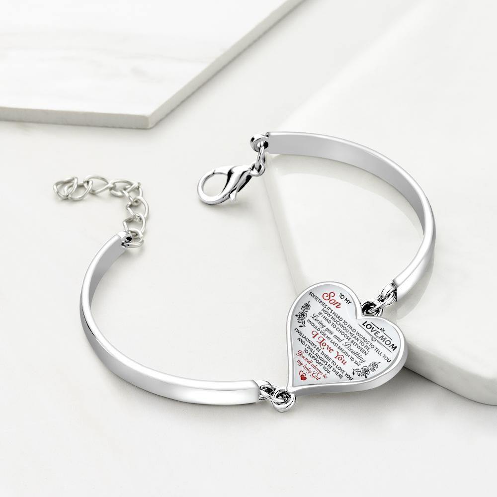 Heart Bracelet Perfect Christening Gift for Son - soufeelus