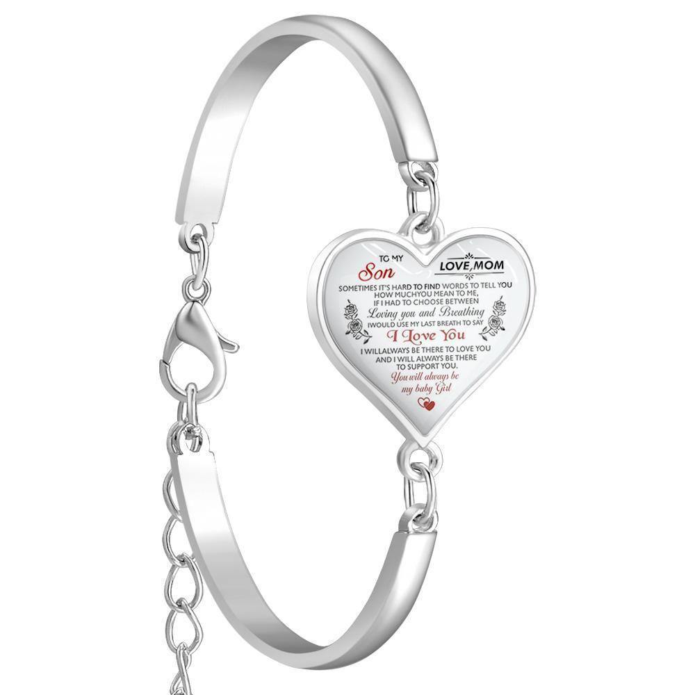 Heart Bracelet Perfect Christening Gift for Son - soufeelus