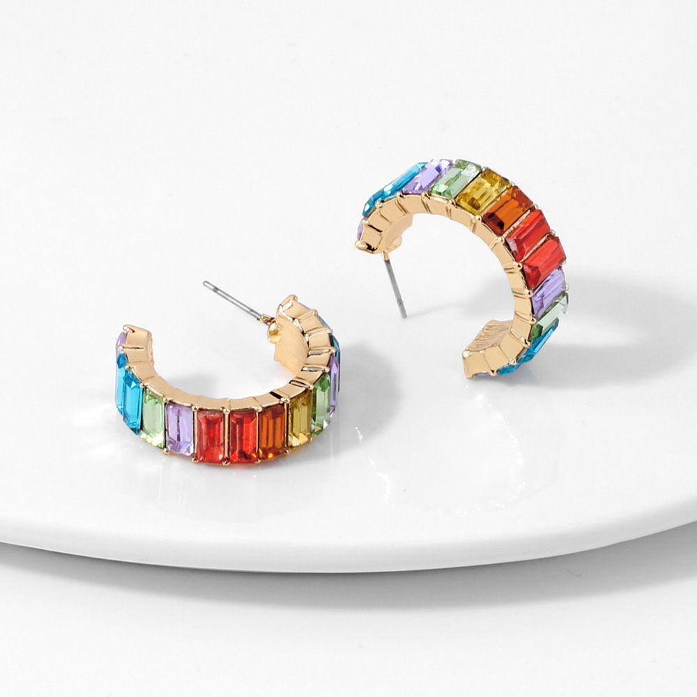 Colorful Earrings Alloy - soufeelus
