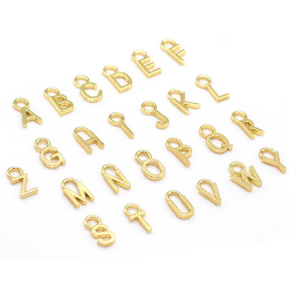 Alphabet D Earrings Gold Plated Alloy - soufeelus