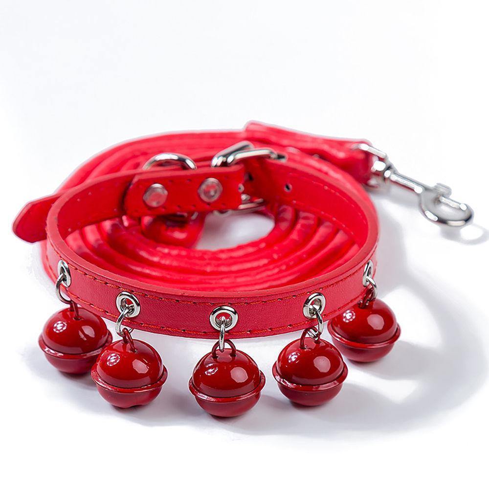 Pet Collar with Bell Red - soufeelus