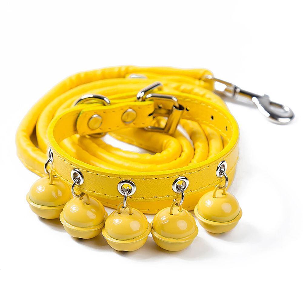 Pet Collar with Bell Yellow - soufeelus
