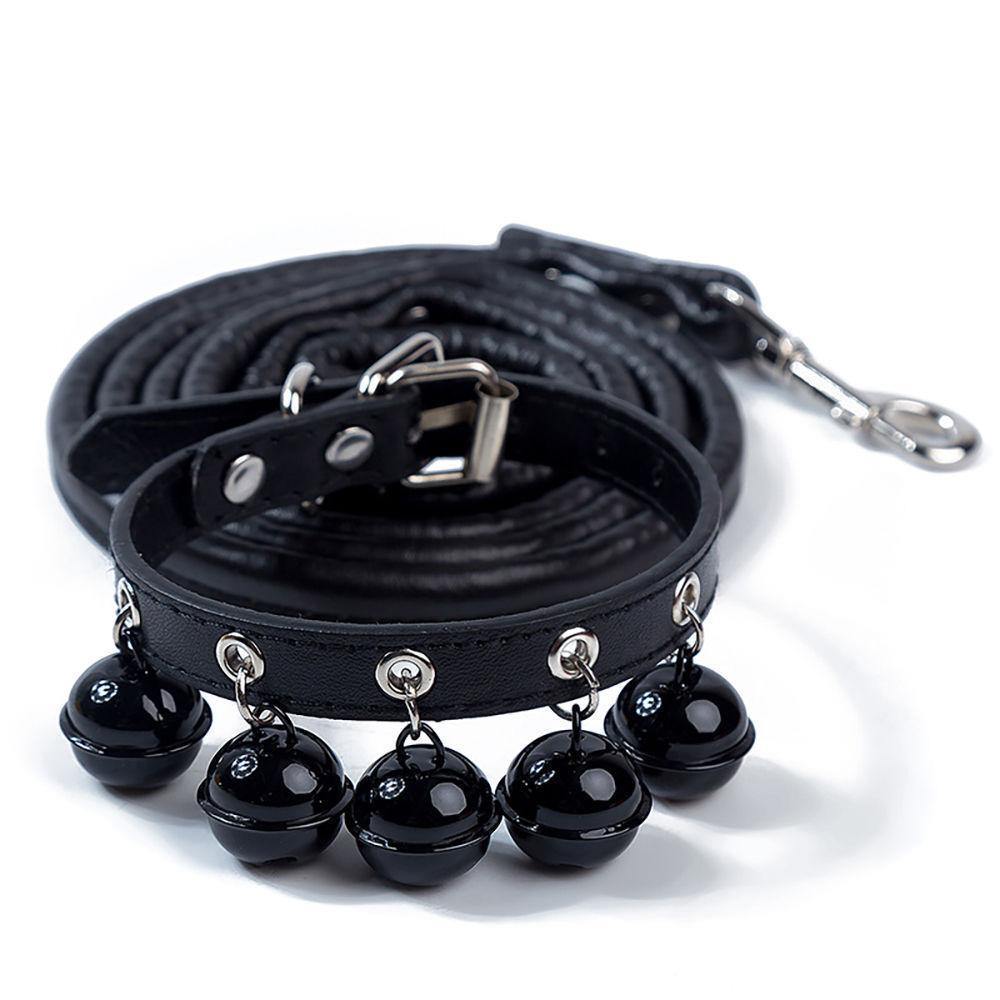 Pet Collar with Bell Black - soufeelus