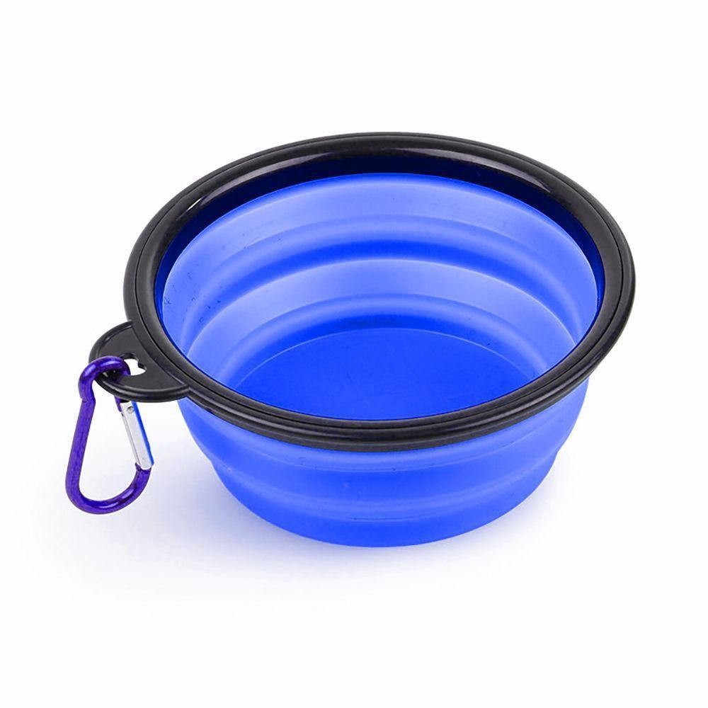 Pet Bowl Silicone Blue - soufeelus