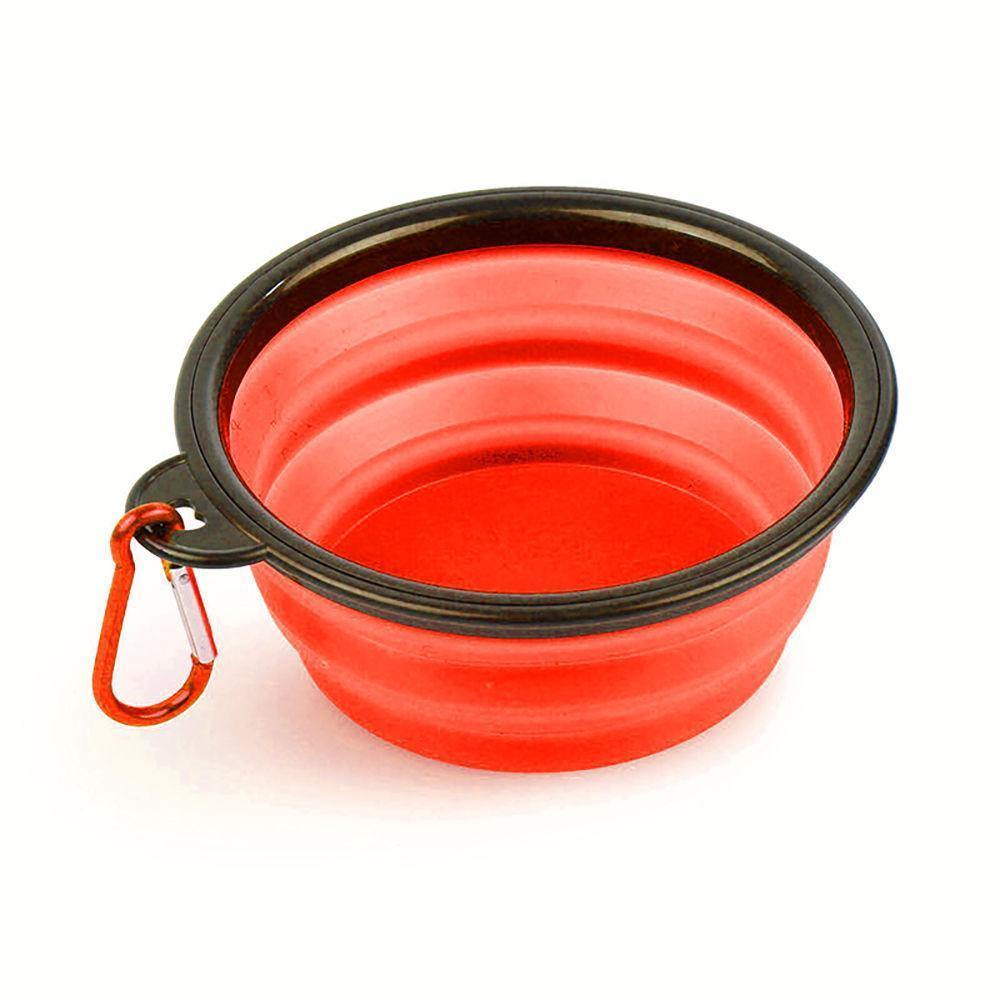 Pet Bowl Silicone Red - soufeelus