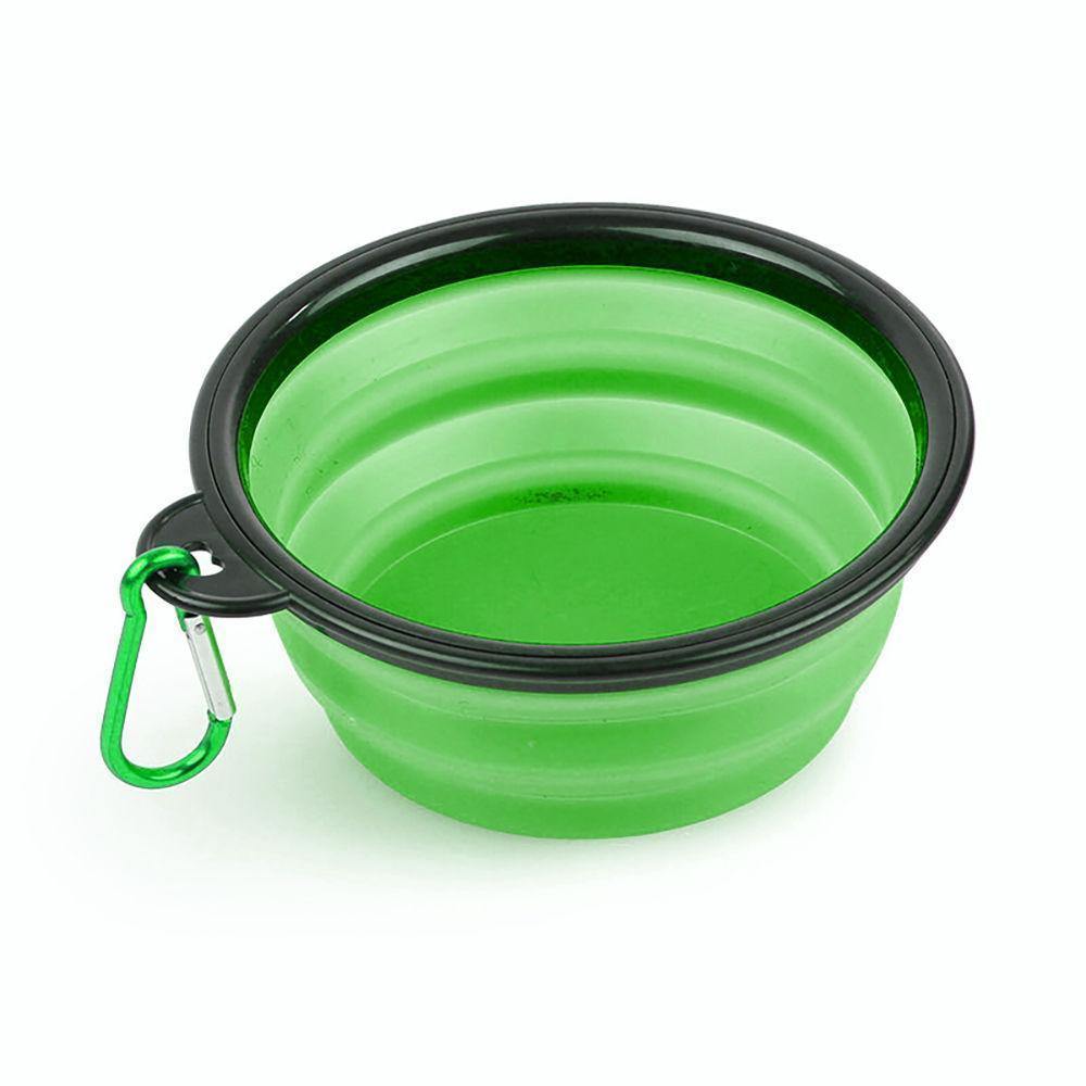 Pet Bowl Silicone Green - soufeelus