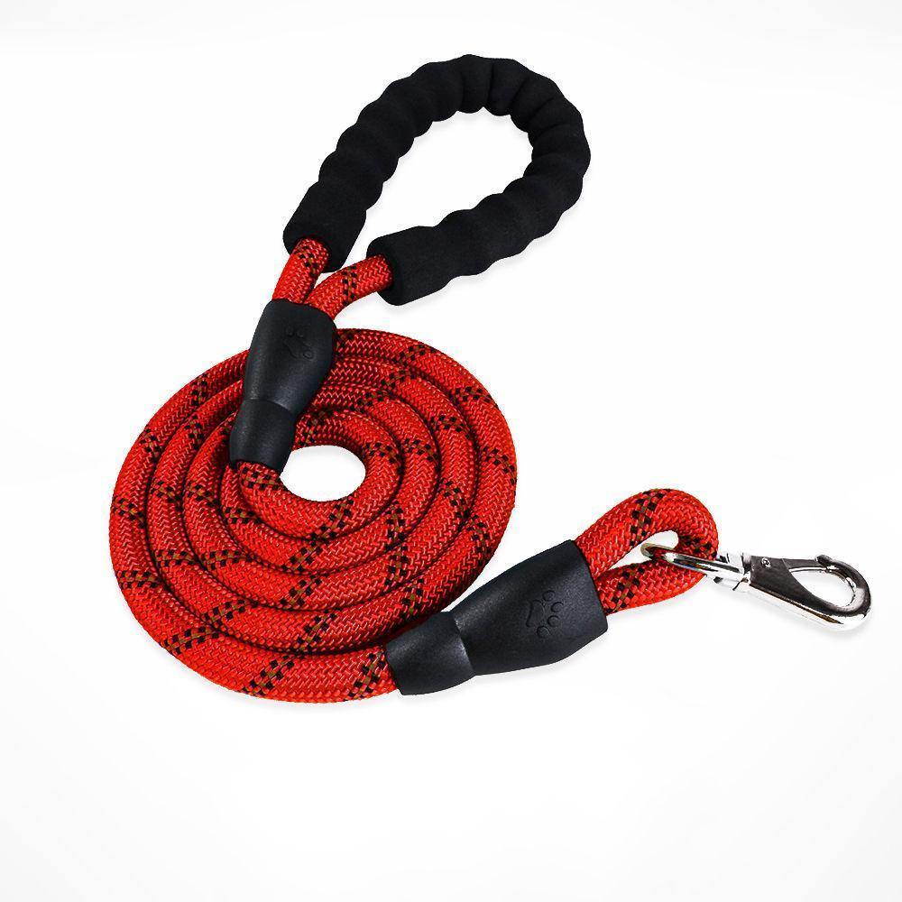 Pet Leash Reflective Round Red - soufeelus