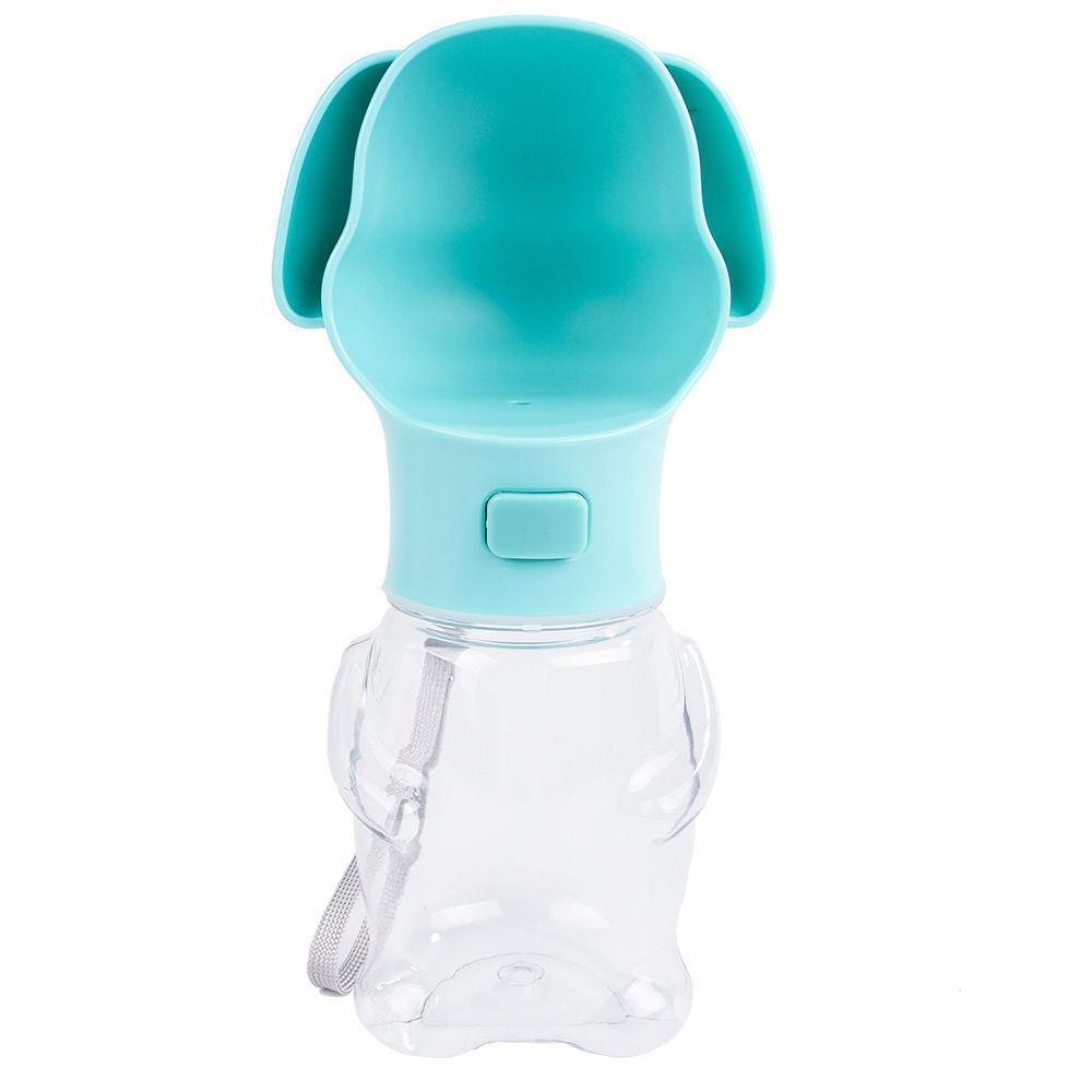 Dog/Cat Water Dispenser Bottle Outdoor Portable Travel Dog Blue - soufeelus