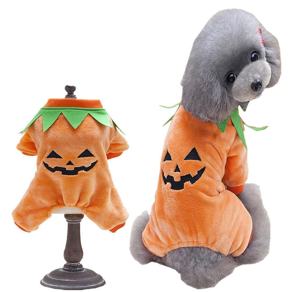 Pet Pumpkin Costume Medium Size - soufeelus