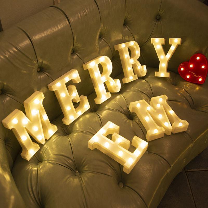 Light Up Letters Name Light Gift"A" - soufeelus