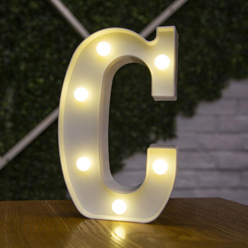Light Up Letters Name Light Gift A-Z 0-9