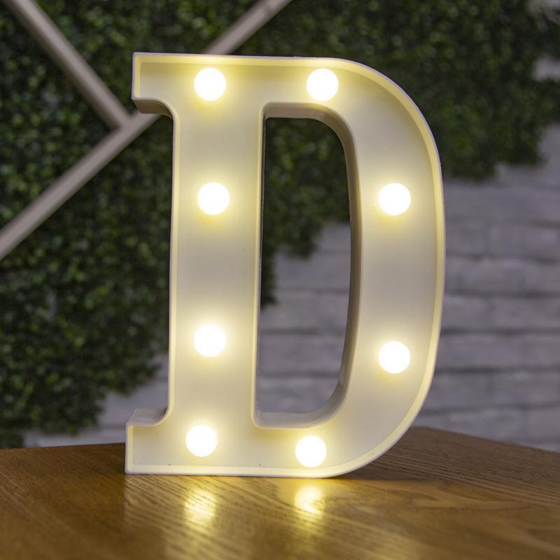 Light Up Letters Name Light Gift A-Z 0-9
