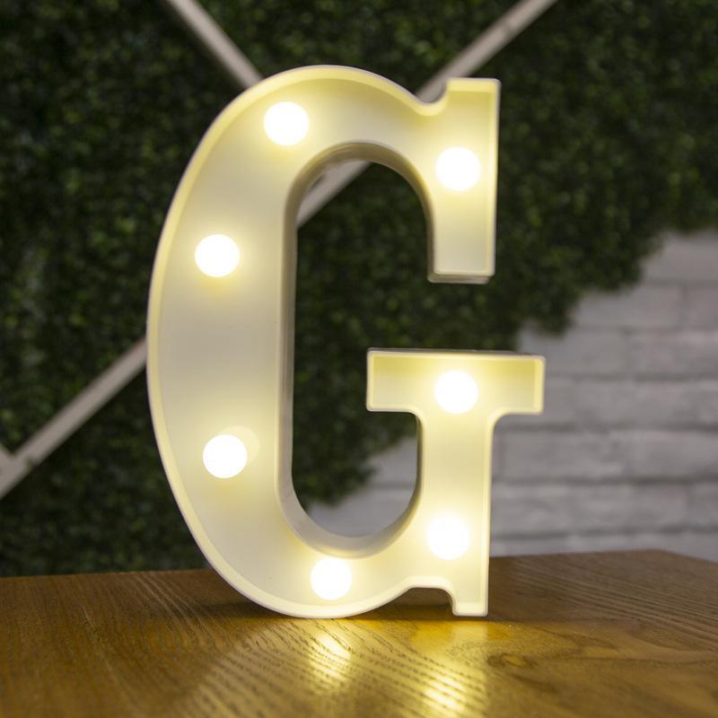 Light Up Letters Name Light Gift A-Z 0-9