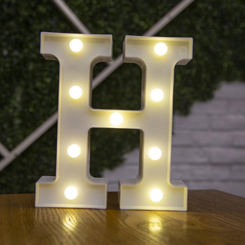 Light Up Letters Name Light Gift A-Z 0-9