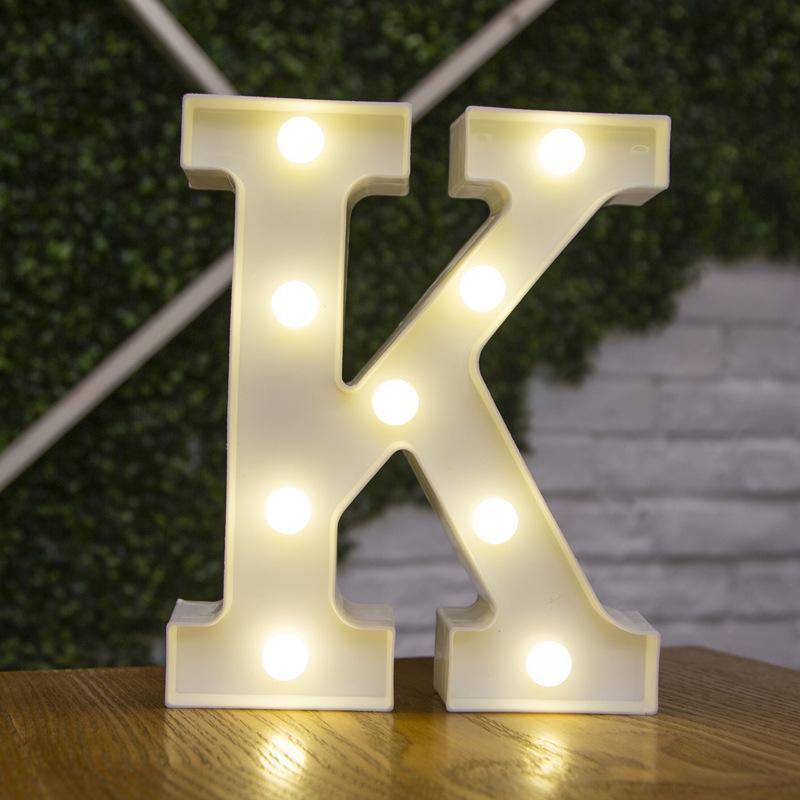 Light Up Letters Name Light Gift A-Z 0-9