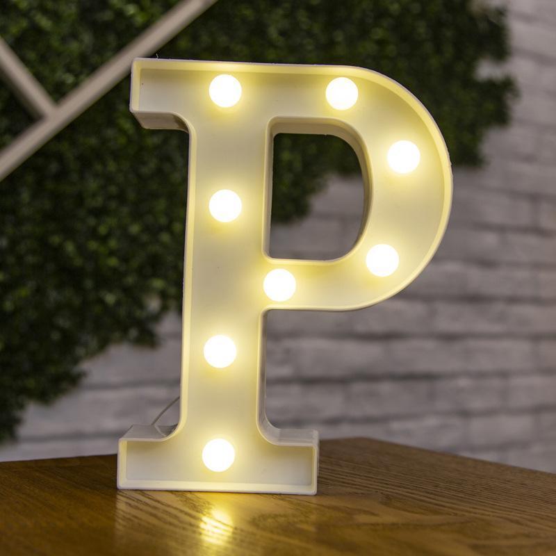 Light Up Letters Name Light Gift A-Z 0-9