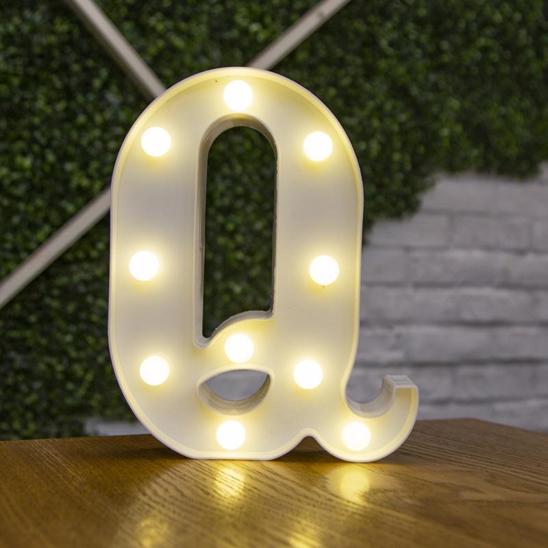 Light Up Letters Name Light Gift A-Z 0-9
