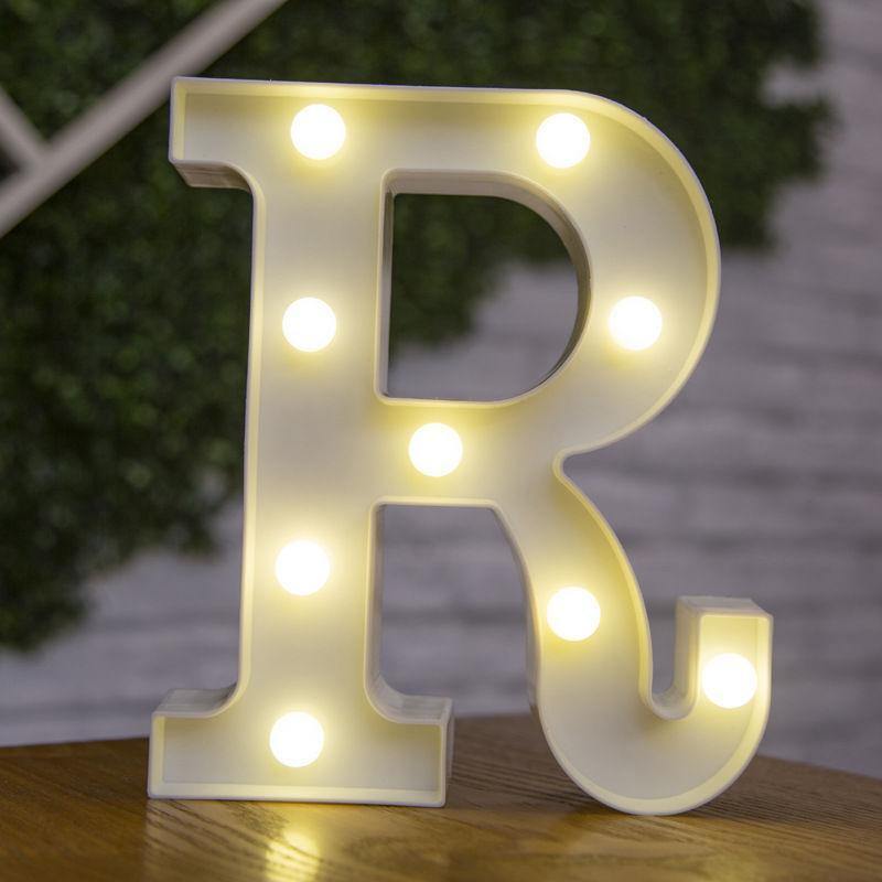 Light Up Letters Name Light Gift"R" - soufeelus