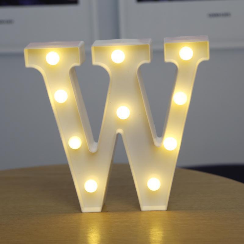 Light Up Letters Name Light Gift A-Z 0-9