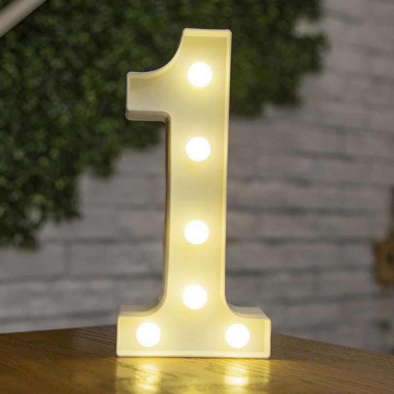 Light Up Letters Name Light Gift A-Z 0-9