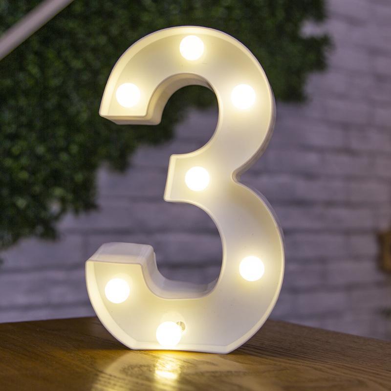 Light Up Letters Name Light Gift A-Z 0-9