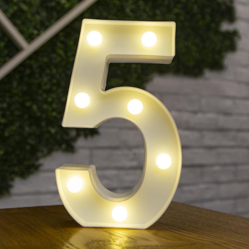 Light Up Letters Name Light Gift A-Z 0-9