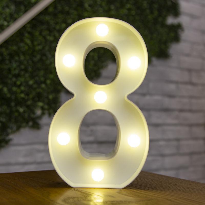 Light Up Letters Name Light Gift A-Z 0-9