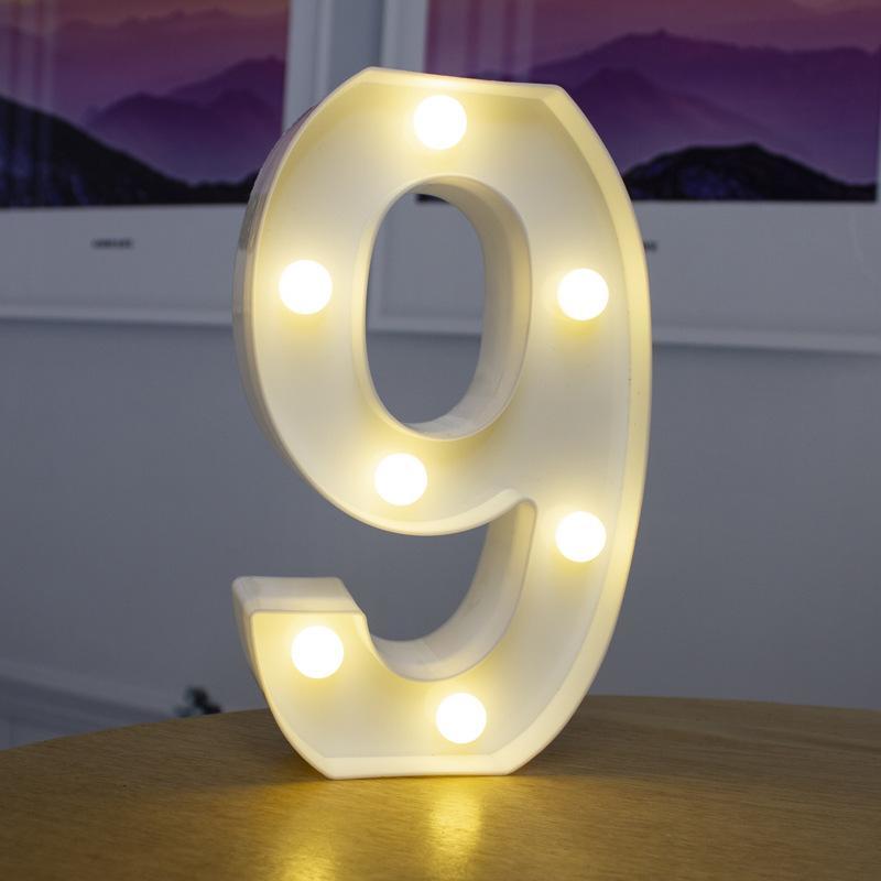 Light Up Letters Name Light Gift A-Z 0-9