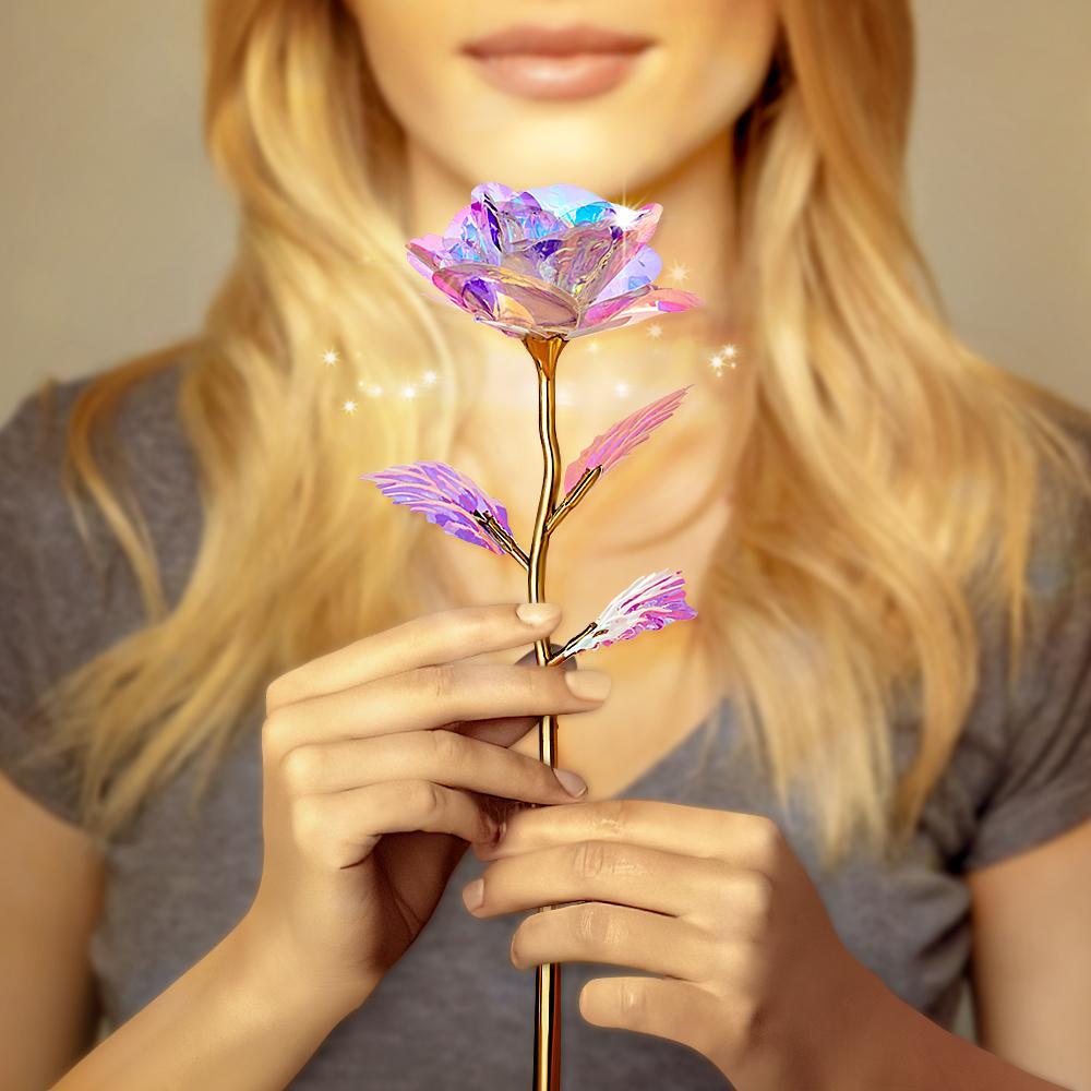Galaxy Flower Rose-Unique Gifts for Girlfriend,Anniversary,Valentine's Day