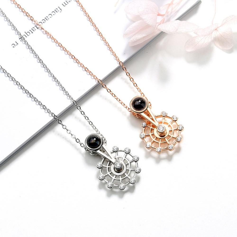 Ferris Wheel Necklace 100 Languages of Love Projection Necklace