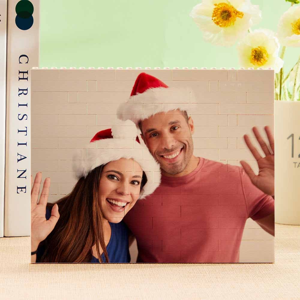 Personalized Building Brick Custom Photo Block Square Shape - soufeelus