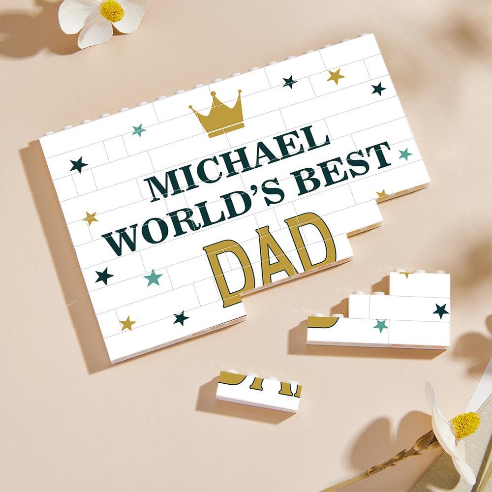 Custom Collage Photo Building Blocks Square Shape Building Bricks Gift for Him -