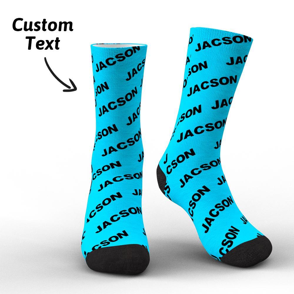 Custom Engraved Text Socks Personalized Socks Gifts For All Occasions