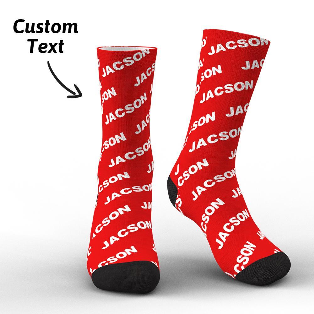 Custom Engraved Text Socks Personalized Socks Gifts For All Occasions