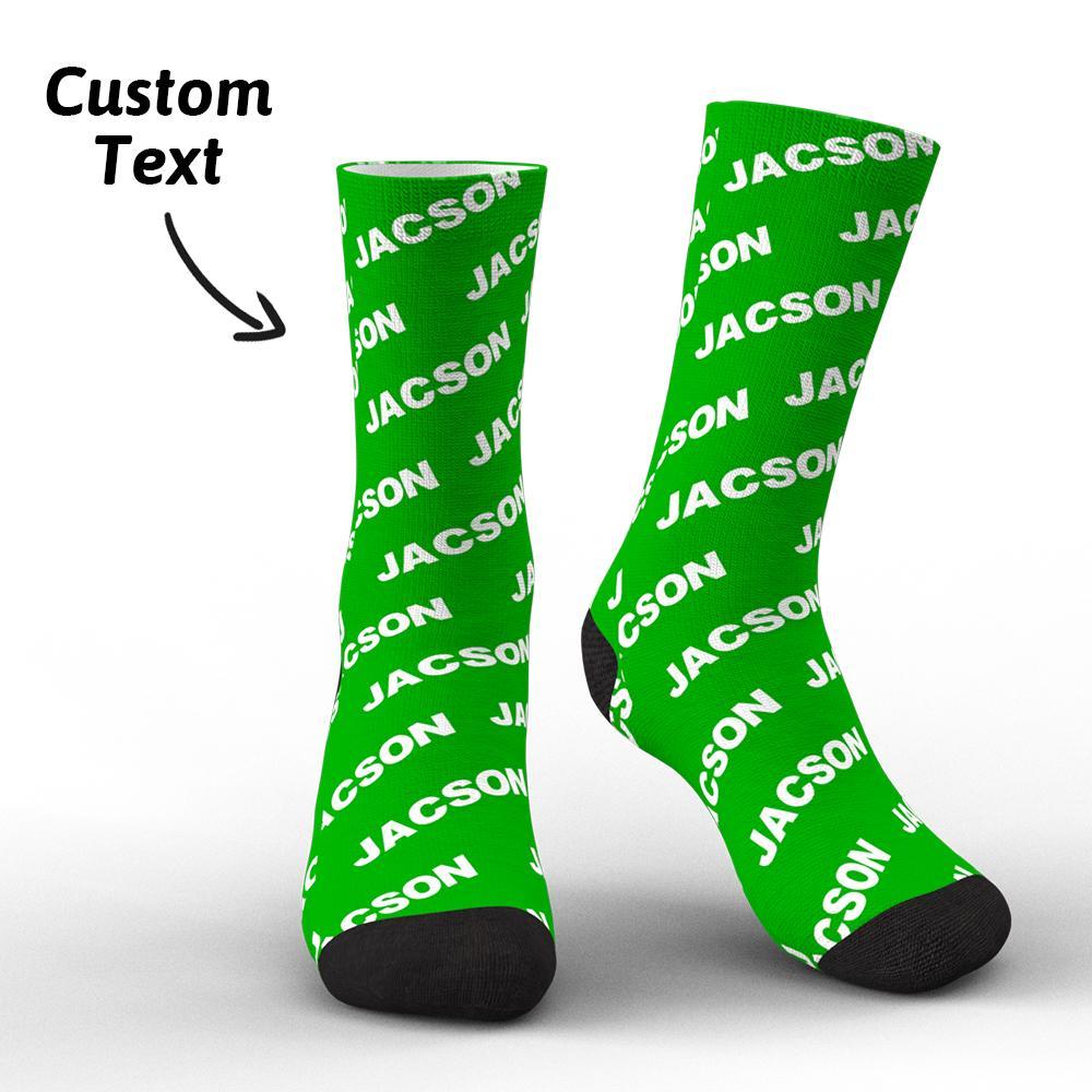 Custom Engraved Text Socks Personalized Socks Gifts For All Occasions